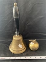 Brass School Bell 10 Inch, Brass Apple Bell