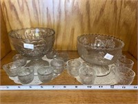2 Miniature Bowl And Cup Sets