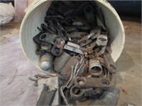 bucket of scrap lead