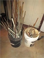 buckets of threaded rod