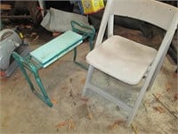 plastic chair and kneeler unit
