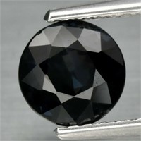 1.10ct 6mm Round Natural Blue Spinel, Africa