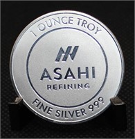 1 oz Asahi Silver Round 999 Fine