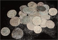 34 Pieces 66.8 g Ancient Roman Coin Lot