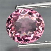 1.00ct 6.6x6.2mm VVS Oval Natural Tourmaline