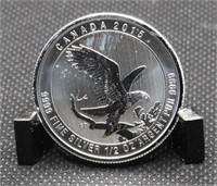 2015 Canadian 1/2 Troy Ounce 9999 Fine Silver Coin