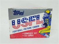 1985 USFL Topps Football Card Complete Factory Set