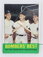 1963 Topps Mickey Mantle " Bombers Best" # 173