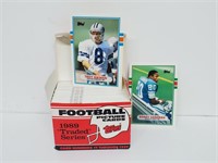 1989 Topps Football Traded W/ Sanders & Aikman RC