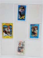 Nolan Ryan 3-D Kelloggs Cards 1980,1981,1982,1983