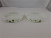 2 Glassbake Cake Dishes