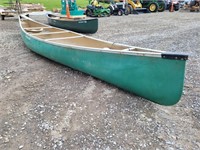 Wenonah Fiberglass Canoe W/ 2 Paddles