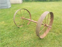 Wagon Wheels Garden Decor  NO SHIPPING