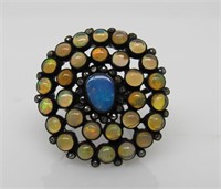 Fire Opal Gemstone Ring