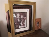 2- PICTURE FRAMES, SMALL PICTURE