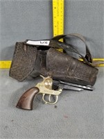Toy Gun & Leather Holster