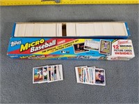 1992 TOPPs micro trading cards