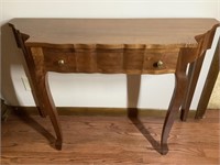 Wall side table with drawer 30” tall x 43.5” wide