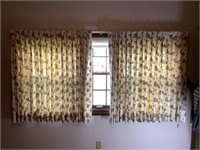 52” long x 96” wide drapes
