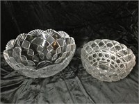 9” and 12” crystal bowls