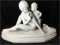 Bohumil Rezl  French statue .  18” x 12”