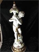Porcelain figurine from Italy.  34.5” tall x 13”