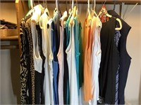 Large lot of women’s Tank Top blouses, sizes are