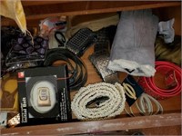 DRAWER OF GLOVES AND BELTS