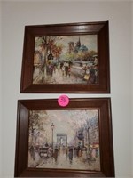 SMALL WOOD FRAMED PICTURES