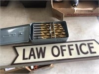 Drill Index and Law Office Sign