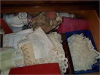 DRAWER OF DOLLIES / LINENS