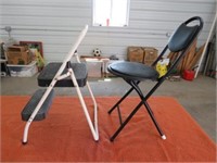 Step Stool & Small Folding Chair