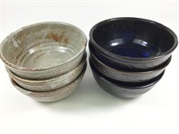 Set of 6 North Carolina Pottery Bowls