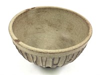 Nice Mid Century Potter Signed Stoneware Bowl