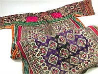 Antique Mirrored Embroidered Silk Tunic