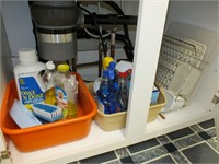 CLEANING SUPPLIES, DISH RACK