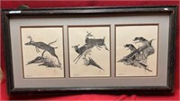 Glenn Gore Set of Three Pen and Ink Limited Editio