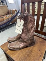 Pair Ladies Western Boots size 8-1/2 Tony Lama
