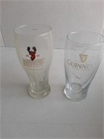 (13) ASSORTED BEER GLASSES