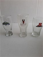 (11) ASSORTED BEER GLASSES