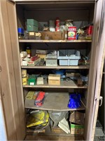 Storage Cabinets and Contents
