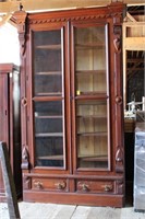 2 Door Victorian Bookcase