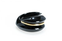 ONYX AND GOLD RING
