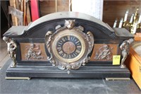 Mantle Clock With Figural