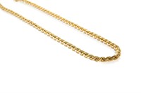 GOLD TWISTED ROPE NECKLACE