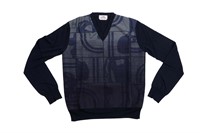 HERMES MEN'S CASHMERE AND LINEN SWEATER