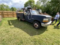 1996 Ford F350 XL w/Utility Bed Auto Trans Gas Eng