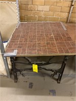 Cast iron table