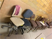 9 misc chairs