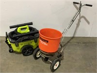 Cordless Shop Vac And Seed Spreader